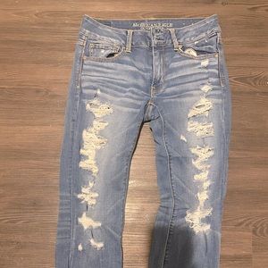 American Eagle Artist Crop Jeans